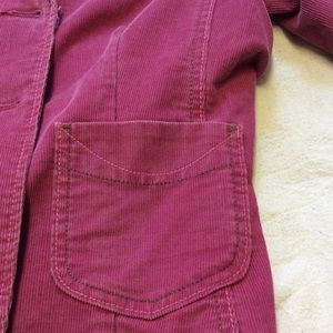 Pink Gap corduroy jacket
